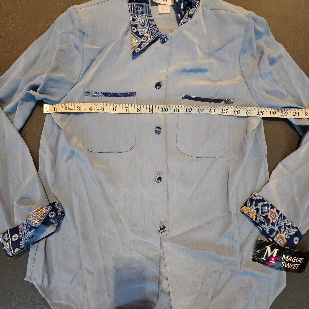 Maggie Sweet Blue Blouse